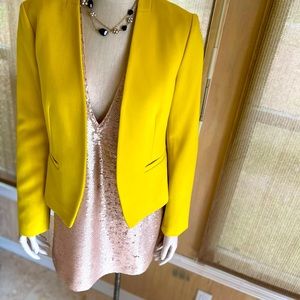 Loft Yellow Blazer NWT Sz 8